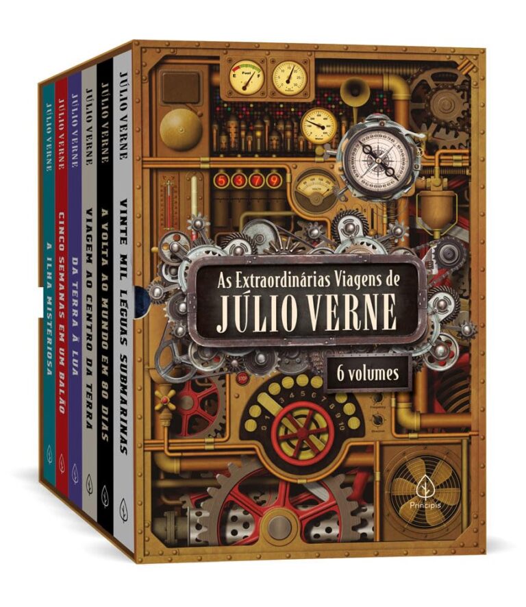 As extraordinárias viagens de Júlio Verne - Box com 6 livros