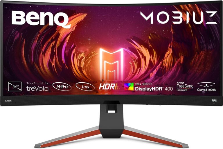 Monitor Gamer BenQ MOBIUZ Curvo EX3410R 34" 1ms 144Hz Ultra Wide