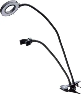 Greika, Iluminador uni Circular Ring Light Selfie com Suporte Smartphone para Lives