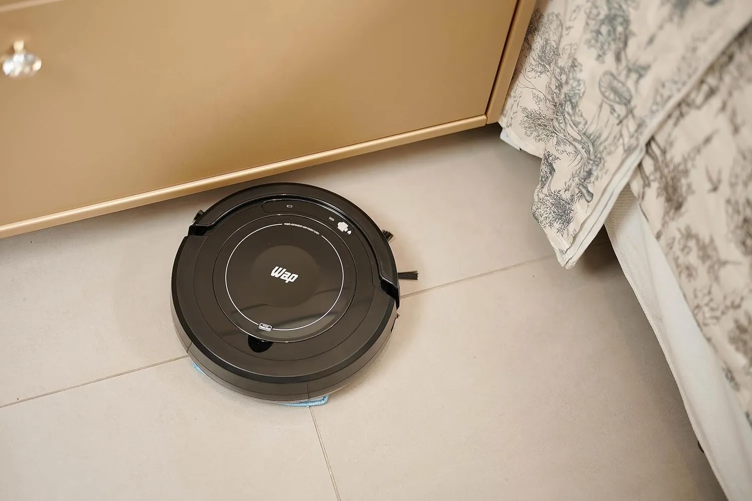 Aspirador de Pó Robô WAP ROBOT W100 Bivolt Automático 3 em 1
